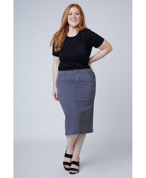 Plus Size Color Skirt