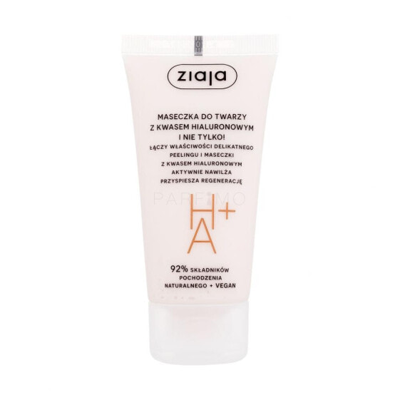 Ziaja Face Mask + Scrub With Hyaluronic Acid 55 ml gesichtsmaske für Frauen