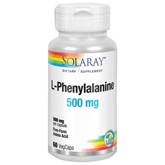 SOLARAY L-Phenylalanine 500mgr 60 Units