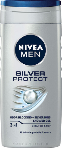 Duschgel "Silberschutz" für Männer - NIVEA MEN Silver protect Shower Gel 250 ml