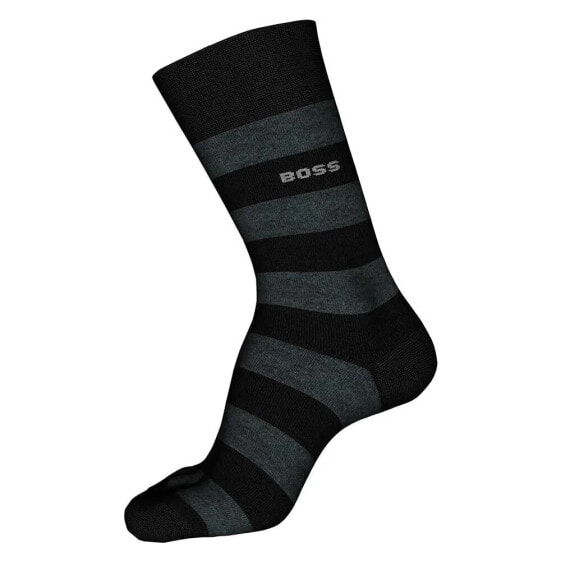 BOSS Rs Blockstripe Cc 10241206 01 socks 2 pairs