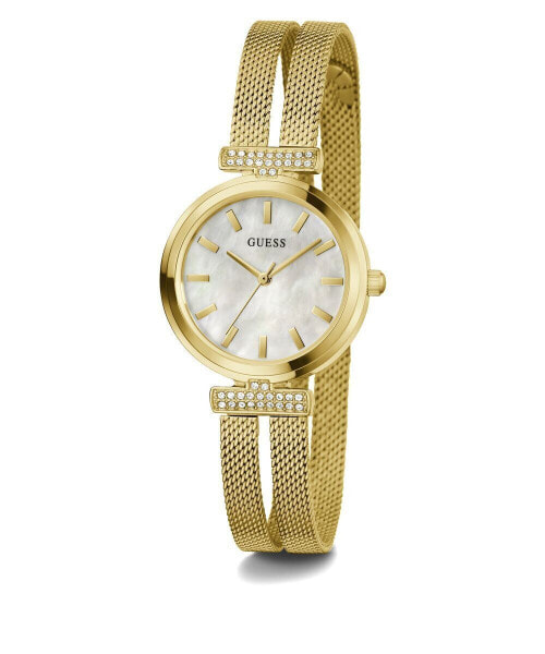 Guess Damen Armbanduhr Array gold 28 mm GW0471L2