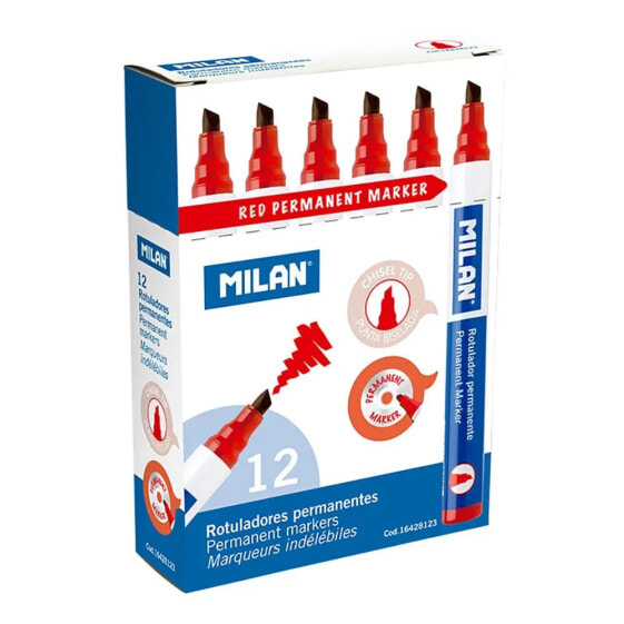 MILAN Permanent Marker 1-4 mm 12 Units