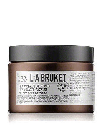 L:A BRUKET Cleansing 133 Sea Salt Scrub Wild Rose (420 g)