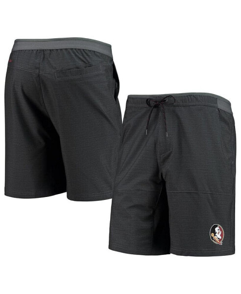 Men's Heathered Charcoal Florida State Seminoles Twisted Creek Omni-Shield Shorts