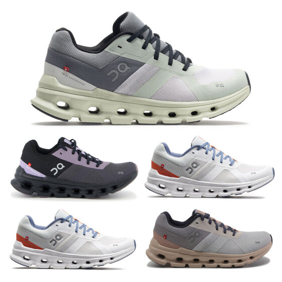 On Womens Trainers Cloudrunner Casual Lo Top Shoes Textile Synthetic