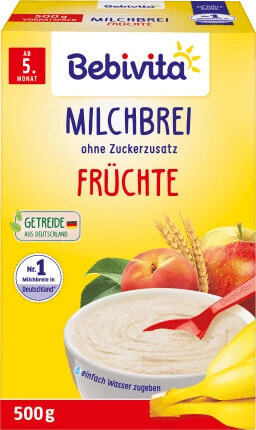 Milchbrei Früchte ab dem 5. Monat, 500 g