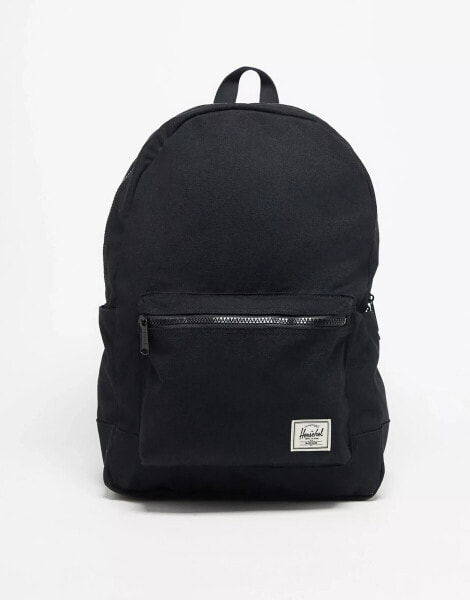 Herschel Supply Co pacific daypack in black cotton