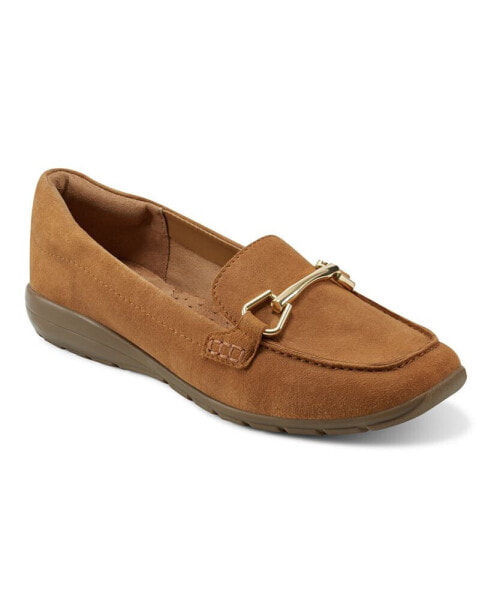 Women's Eflex Amalie Square Toe Casual Slip-On Flat Loafers