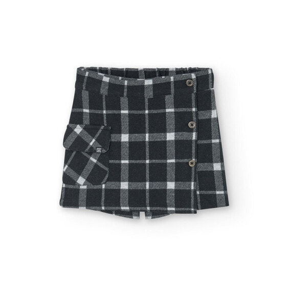 BOBOLI Knit Check Skirt