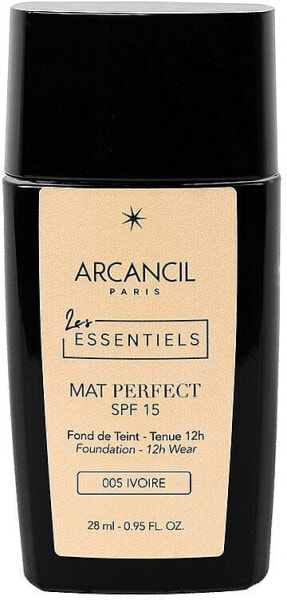 Flüssige Foundation - Arcancil Paris Les Essentiels Mat Perfect Foundation SPF15 005 - Ivoire