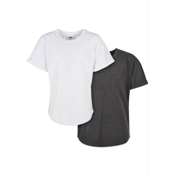 URBAN CLASSICS Turn Up short sleeve T-shirt 2 units