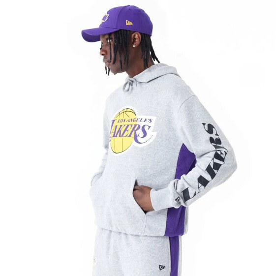 NEW ERA NBA Mesh Panel Los Angeles Lakers hoodie