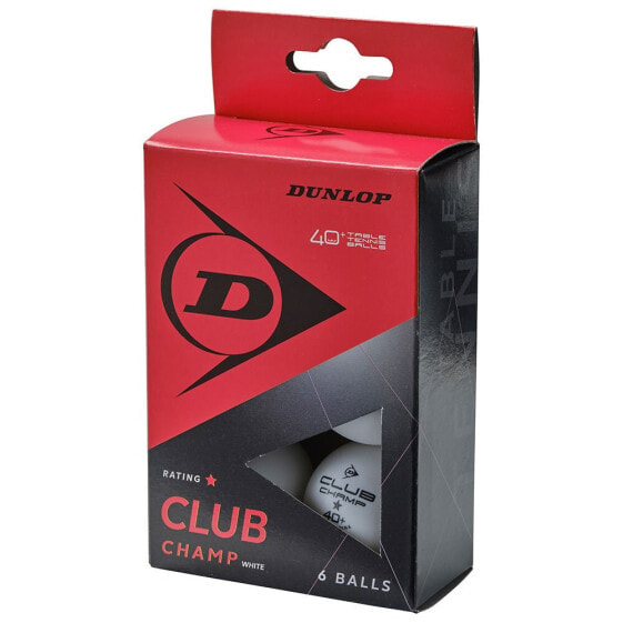 DUNLOP 40+Club Champ Table Tennis Balls