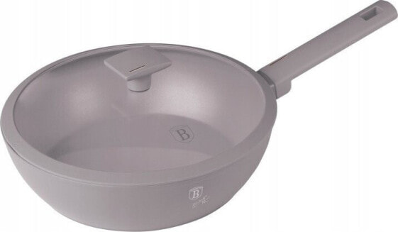 Patelnia Berlinger Haus WOK TYTANOWY Z POKRYWĄ 28cm BERLINGER HAUS BH-8094 TAUPE