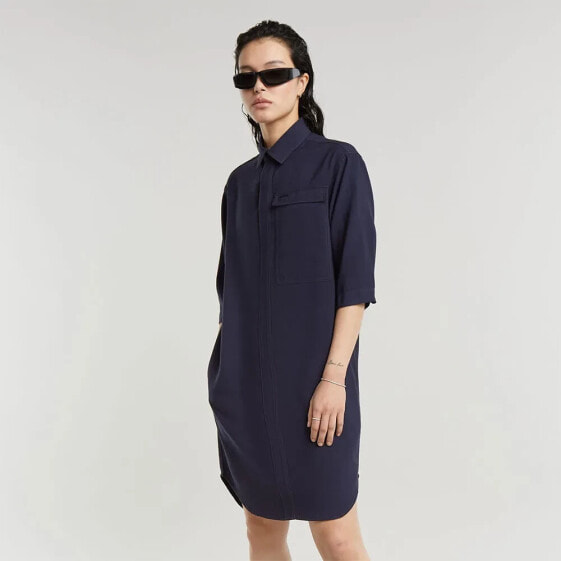 G-STAR Cargo Tunic long sleeve dress