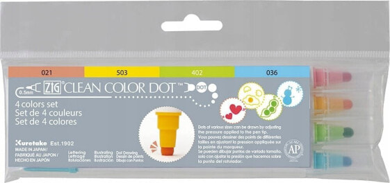 Artequipment Zig Clean Color DOT 4 color set