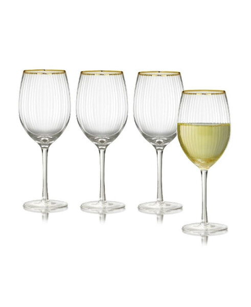 Rocher All Purpose Wine Glasses, Set of 4, 21 Oz