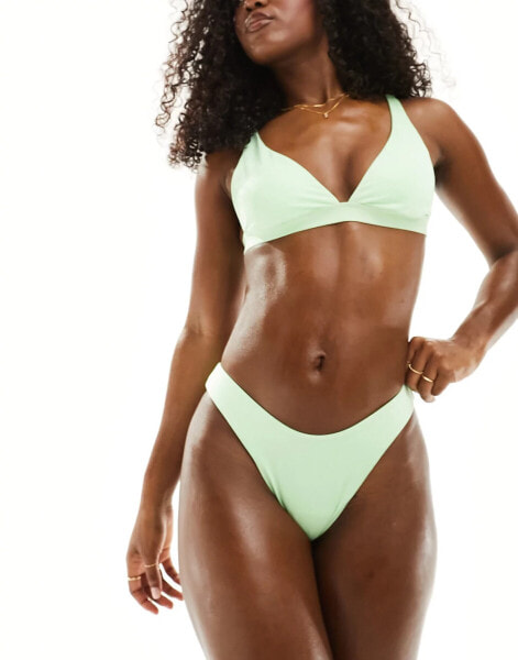 Nike Swimming Essential bralette bikini top in vapor green