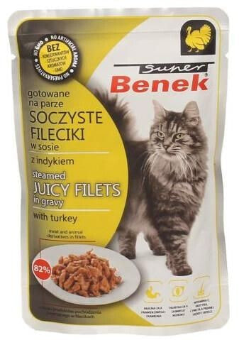 Super Benek Super Benek Saszetka Filet W Sosie Z Indykiem 85g