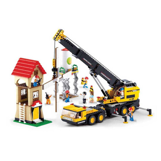 SLUBAN Town Crane Truck 767 Pieces