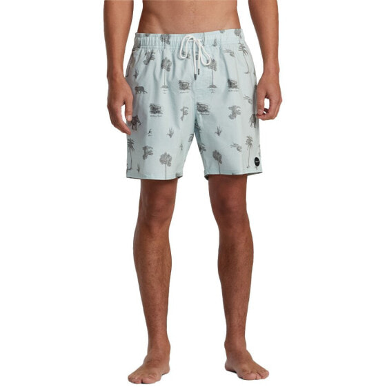 RVCA Barnes Elastic Swimming Shorts