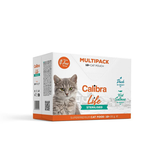 CALIBRA Life Pouch Sterilized Multipack 12x85g Wet Cat Food