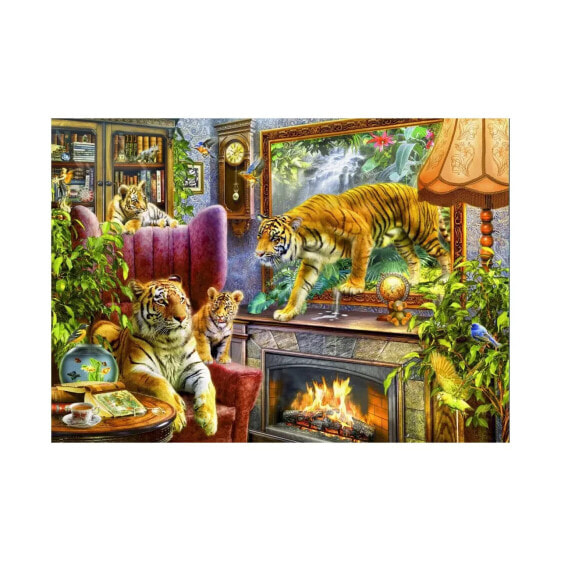 Puzzle Tiger erwachen zum Leben