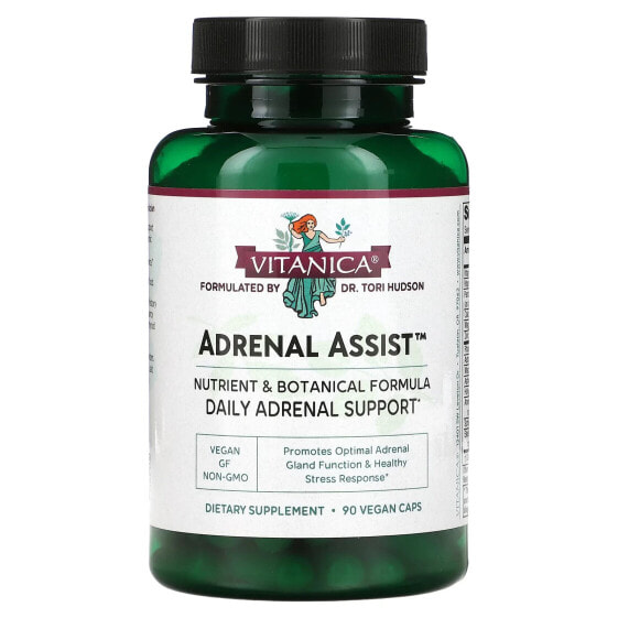 Adrenal Assist, Daily Adrenal Support, 90 Vegan Caps