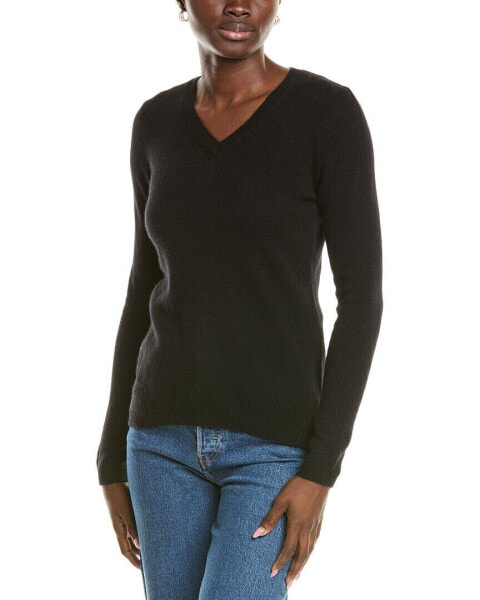 Forte Cashmere V-Neck Cashmere Sweater Women's