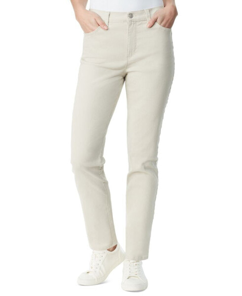 Women's Amanda Colored Twill Straight-Leg Jeans