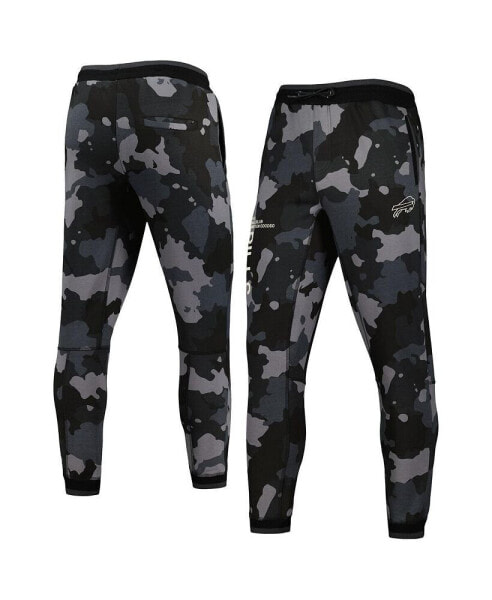 Брюки унисекс The Wild Collective Black Buffalo Bills Camo Jogger Pants