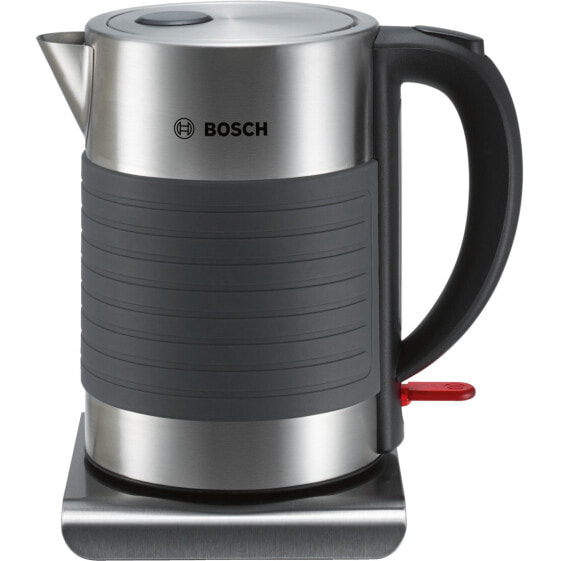 Bosch TWK7S05 - 1.7 L - 2200 W - Black - Gray - Water level indicator - Overheat protection - Cordless