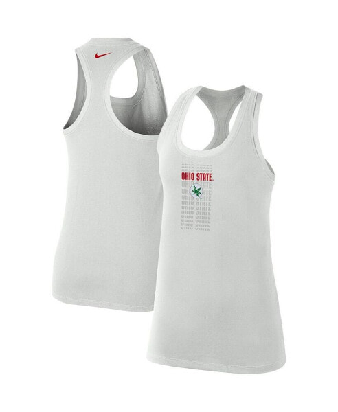 Women's Gray Ohio State Buckeyes Game Time Tank Top