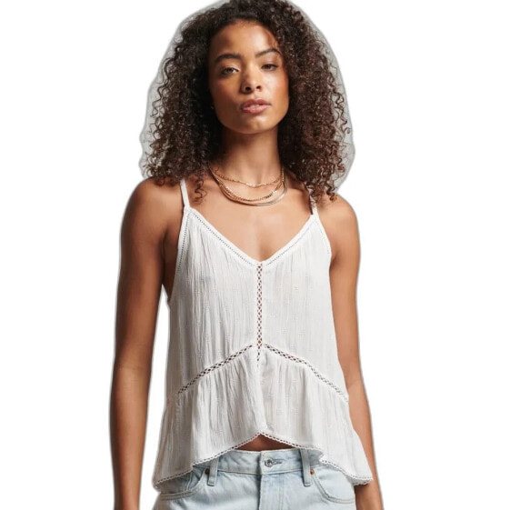 SUPERDRY Vintage Ladder Trim sleeveless T-shirt