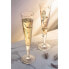 Champagnerglas Goldnacht Papagei