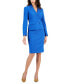 Women's Check Three-Button Jacket & Skirt Suit, Regular and Petite Sizes