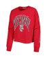 Women's Red Wisconsin Badgers Parkway II Cropped Long Sleeve T-shirt