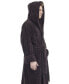 Men's Soft Fleece Robe, Ankle Length Hooded Turkish Bathrobe