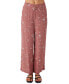 Juniors' Rylan Venus Ditsy Wide-Leg Pants