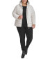 Plus Size Hooded Packable Puffer Coat, Created for Macy's