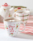 Bayberry Printed Mix-and-Match Porcelain Mugs, Set Of 4