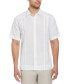 Men's Short Sleeve Button-Front Guayabera Shirt