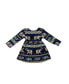 Baby Girls Ruffled Printed Dress