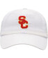 Men's White USC Trojans Staple Adjustable Hat