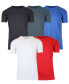 Men's Short Sleeve Moisture-Wicking Quick Dry Performance Crew Neck Tee -5 Pack