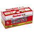 fischer DUOPOWER 5 x 25 - Expansion anchor - Concrete - Metal - Grey - Red - 2.5 cm - 5 mm