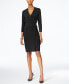 Petite Classic 3/4-Sleeve Wrap Dress