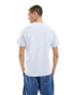 Lacoste logo classic fit t-shirt in light blue