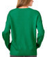 Women's Ribbed Crewneck Long-Sleeve Sweater